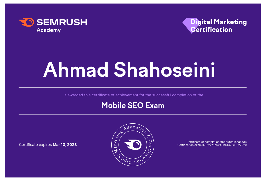 SEMrush-Academy-Certificate-bb65f0d14ea5a34da6f956e04b769636dd667e3f21ce8de87eebbdd425fe7c60
